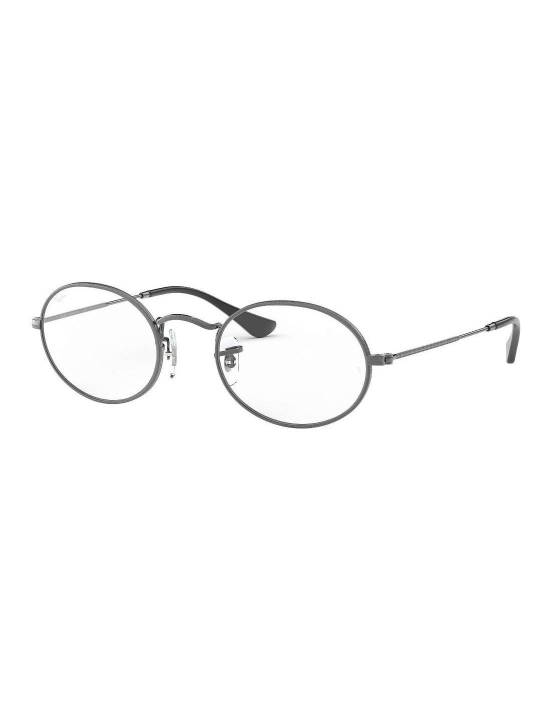 Ray Ban 3547v 2502 Oval Optics Plateado Gris