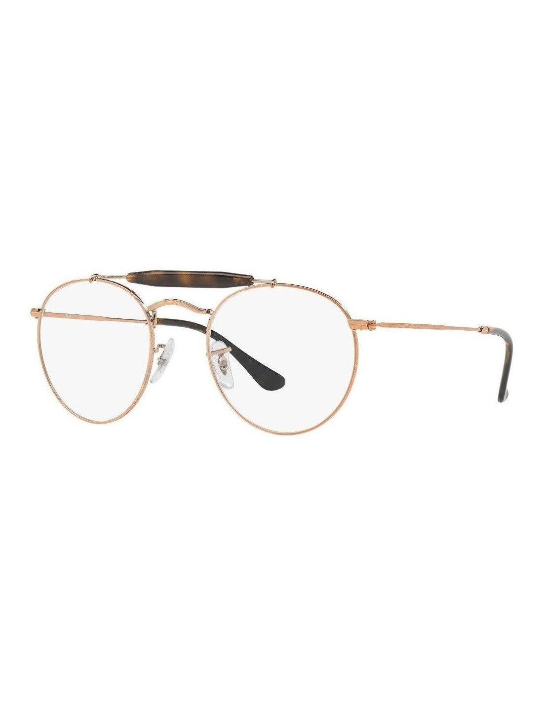 Ray Ban 3747v 2943 Round Double Bridge Cobre