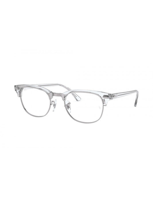 Ray Ban 5154 2001 Clubmaster Plata Transparente