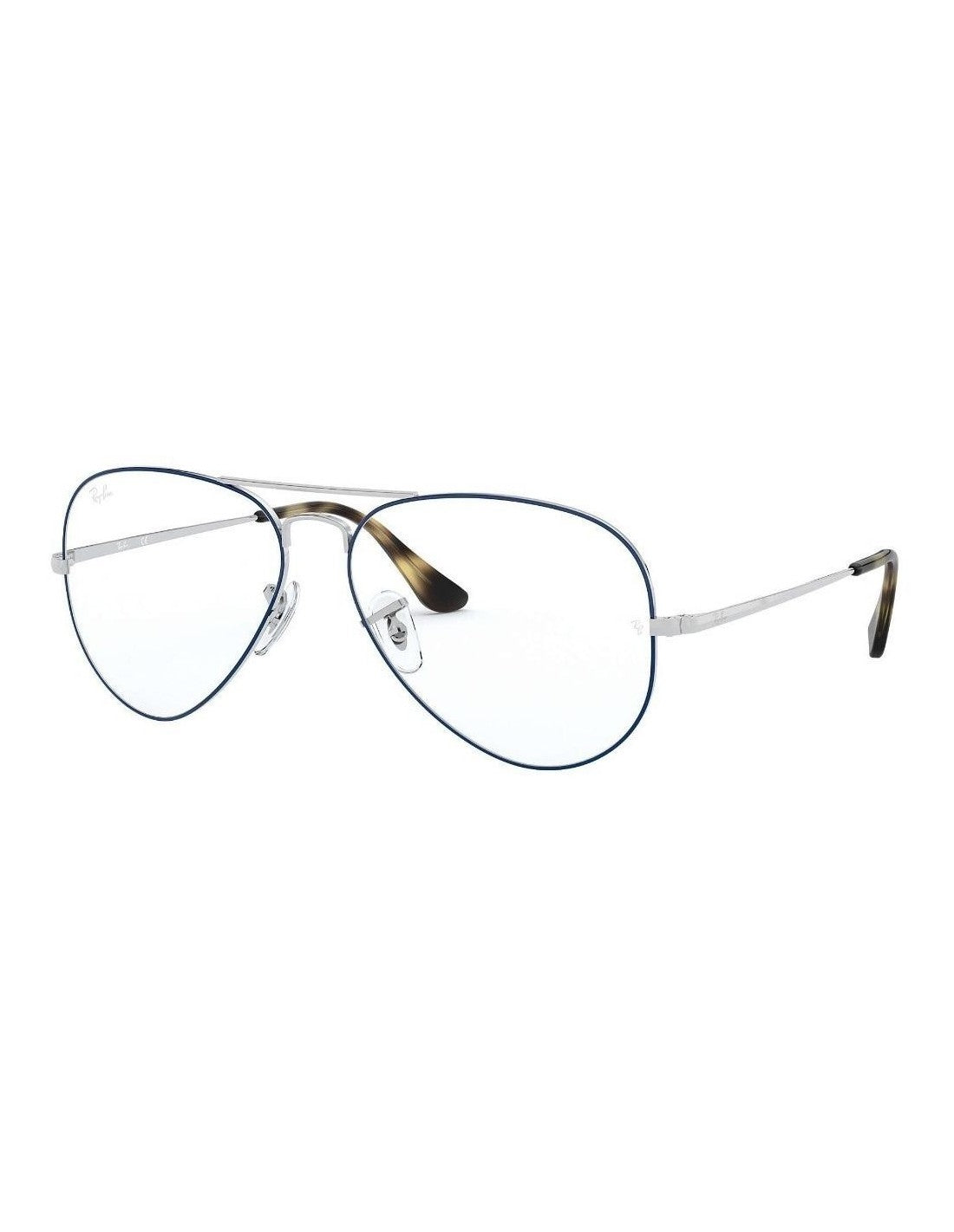 Ray Ban 6489 2970 Aviator Plateado Azul